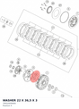 Diagram preview: WASHER 22 X 36,5 X 3 (78932009000)