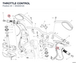 THROTTLE CONTROL 65420312A diagram position
