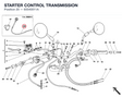 STARTER CONTROL TRANSMISSION 65540011A diagram position