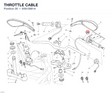 THROTTLE CABLE