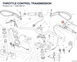 THROTTLE CONTROL TRANSMISSION 65610951A diagram position