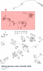 Diagram preview: Wiring harness cmpl. Freeride 2020 (72111075133)