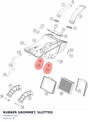 Diagram preview: RUBBER GROMMET, SLOTTED (50206020100)