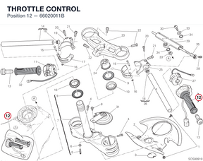 THROTTLE CONTROL 66020011B diagram position