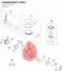 Diagram preview: CRANKSHAFT CMPL. (A48030018000)