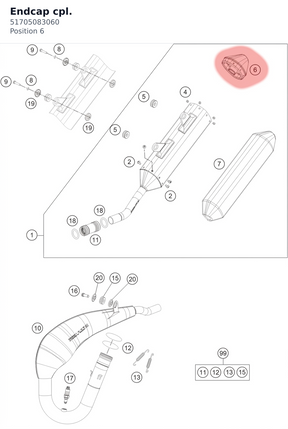 Diagram preview: Endcap cpl. (51705083060)