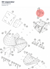 Diagram preview: Oil separator (A56030088000)