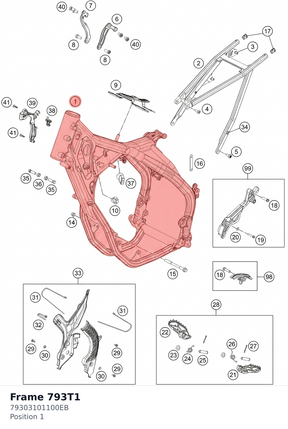 Diagram preview: Frame 793T1 (79303101100EB)