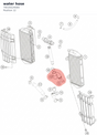 Diagram preview: water hose (79535024000)