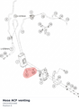 Diagram preview: Hose ACF venting (C61015021000)