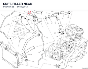 SUPT, FILLER NECK 66840011A diagram position