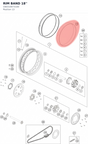 Diagram preview: RIM BAND 18'' (C60310073100)