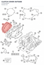 Diagram preview: CLUTCH COVER OUTSIDE (47030026000)