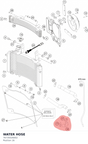 Diagram preview: WATER HOSE (76735026002)