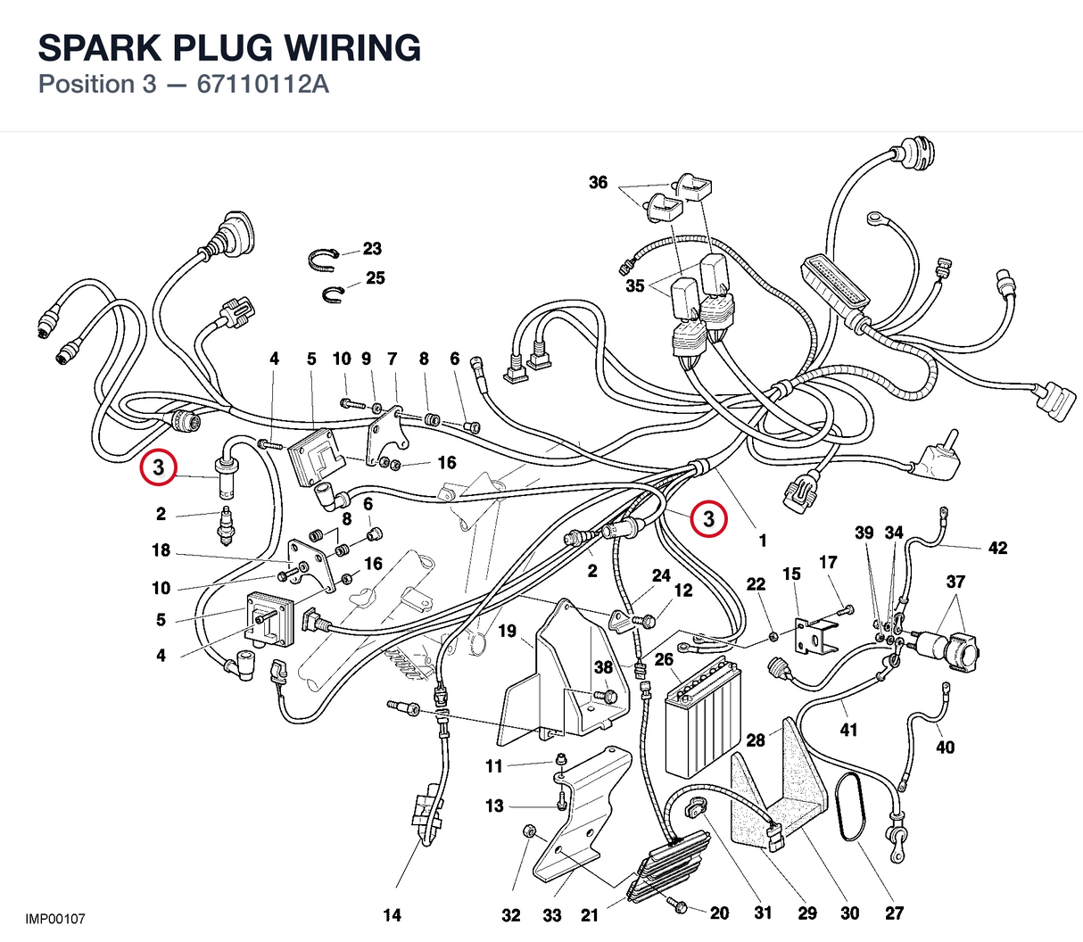 SPARK PLUG WIRING