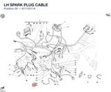 LH SPARK PLUG CABLE