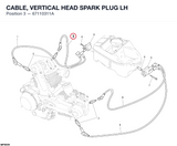 CABLE, VERTICAL HEAD SPARK PLUG LH