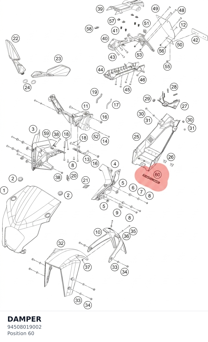 Diagram preview: DAMPER (94508019002)