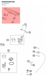 Diagram preview: SPEEDOMETER (76014069100)