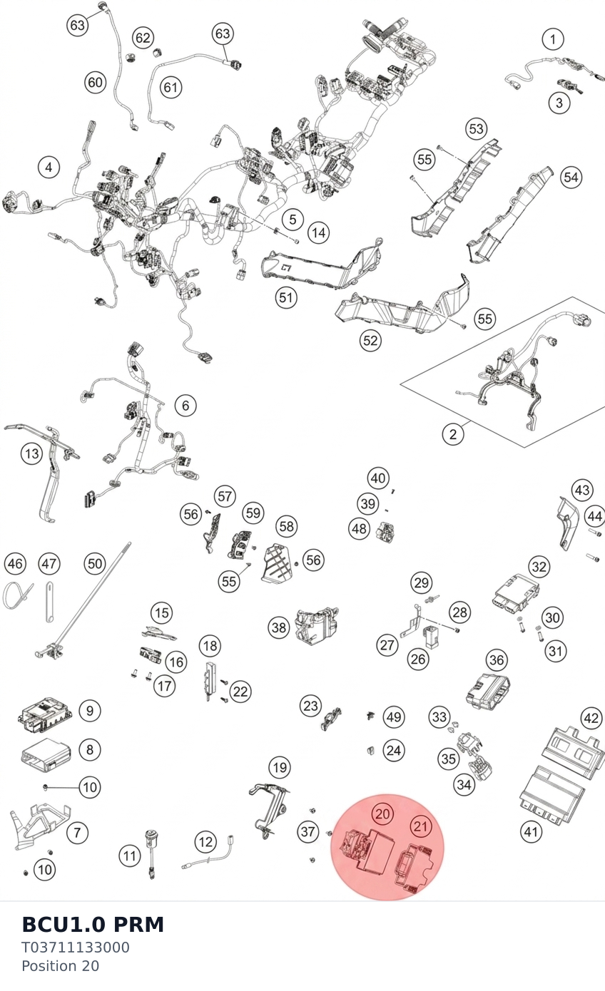 Diagram preview: BCU1.0 PRM (T03711133000)