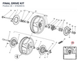 FINAL DRIVE KIT 67620051A diagram position