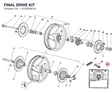 FINAL DRIVE KIT 67620061A diagram position