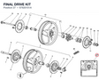 FINAL DRIVE KIT 67620151A diagram position