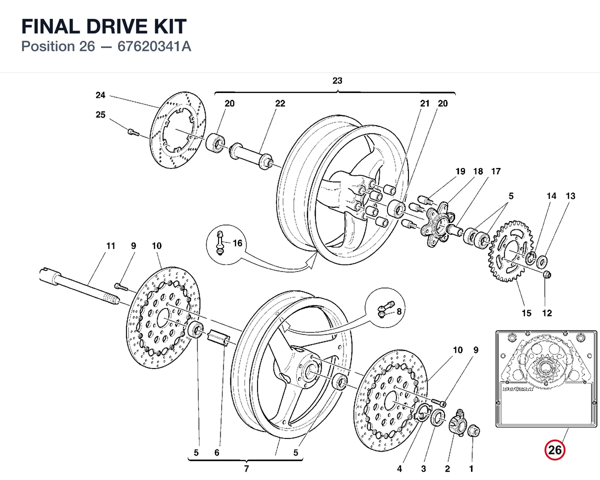 FINAL DRIVE KIT