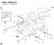 FINAL DRIVE KIT 67620371A diagram position