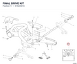 FINAL DRIVE KIT 67620591A diagram position
