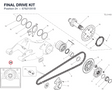 FINAL DRIVE KIT 67621051B diagram position