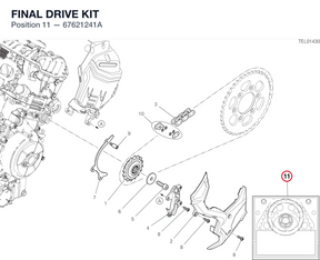 FINAL DRIVE KIT 67621241A diagram position
