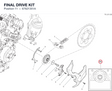 FINAL DRIVE KIT 67621351A diagram position
