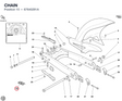 CHAIN 67640291A diagram position
