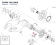 CHAIN 108 LINKS 67641032A diagram position