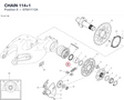 CHAIN 114+1 67641112A diagram position