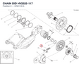 CHAIN DID HV2525-117 67641181A diagram position