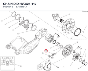 CHAIN DID HV2525-117 67641181A diagram position