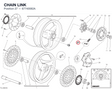 CHAIN LINK 67740082A diagram position