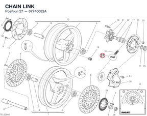 CHAIN LINK 67740082A diagram position