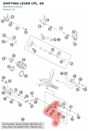 Diagram preview: SHIFTING LEVER CPL.         09 (6903403114433S)