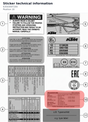 Diagram preview: Sticker technical information (63503097200)