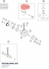 Diagram preview: PISTON RING SET (51630032044)