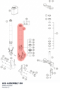 Diagram preview: LEG ASSEMBLY RH (94801002000)