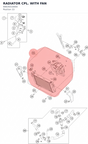 Diagram preview: RADIATOR CPL. WITH FAN (90635010000)