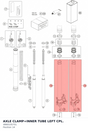 Diagram preview: AXLE CLAMP+INNER TUBE LEFT CPL. (48601057S1)