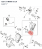 Diagram preview: SAFETY BOLT 8X1,5 (J070080150)
