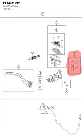 Diagram preview: CLAMP KIT (A60713005000)