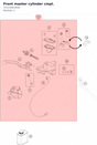 Diagram preview: Front master cylinder cmpl. (72113001044)
