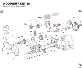 WOODRUFF KEY 8A